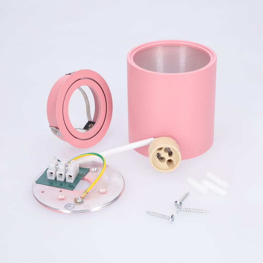 BRILAGI - Faretto MIA 1xGU10/30W/230V 84x80 mm rosa