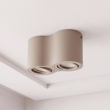 BRILAGI - Faretto MIA DOUBLE 2xGU10/30W/230V beige