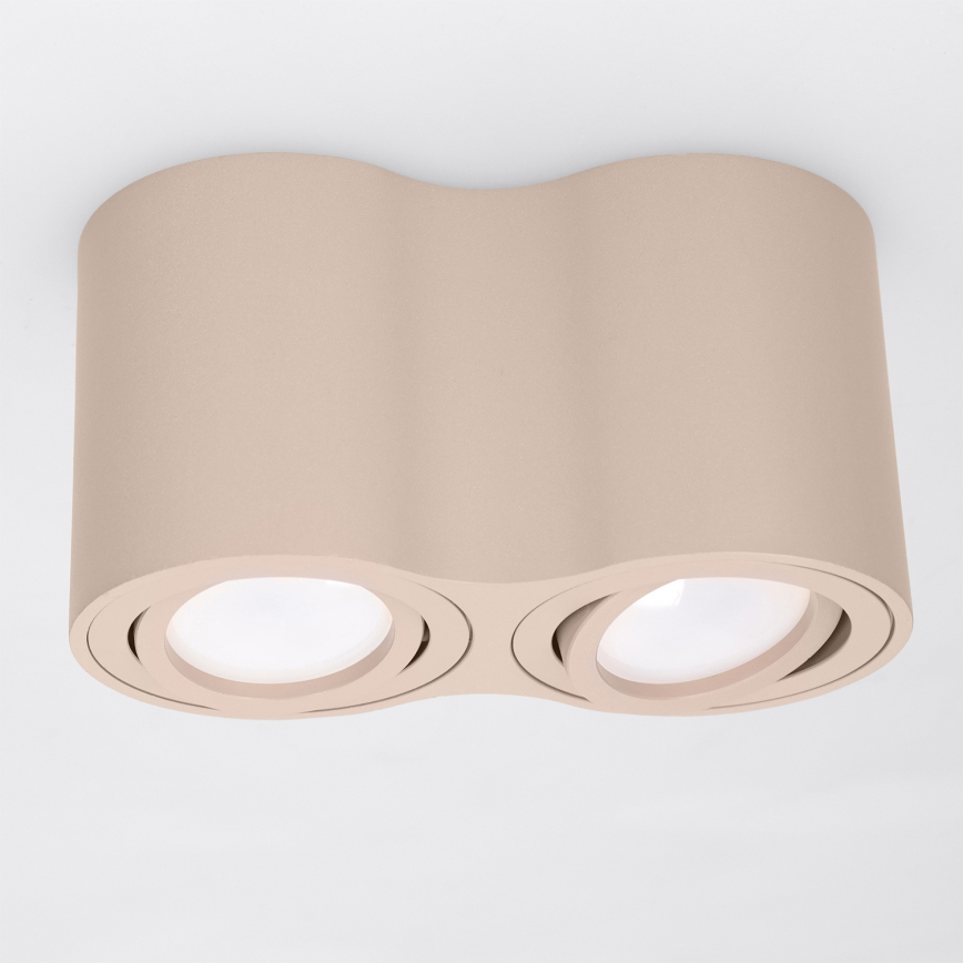 BRILAGI - Faretto MIA DOUBLE 2xGU10/30W/230V beige