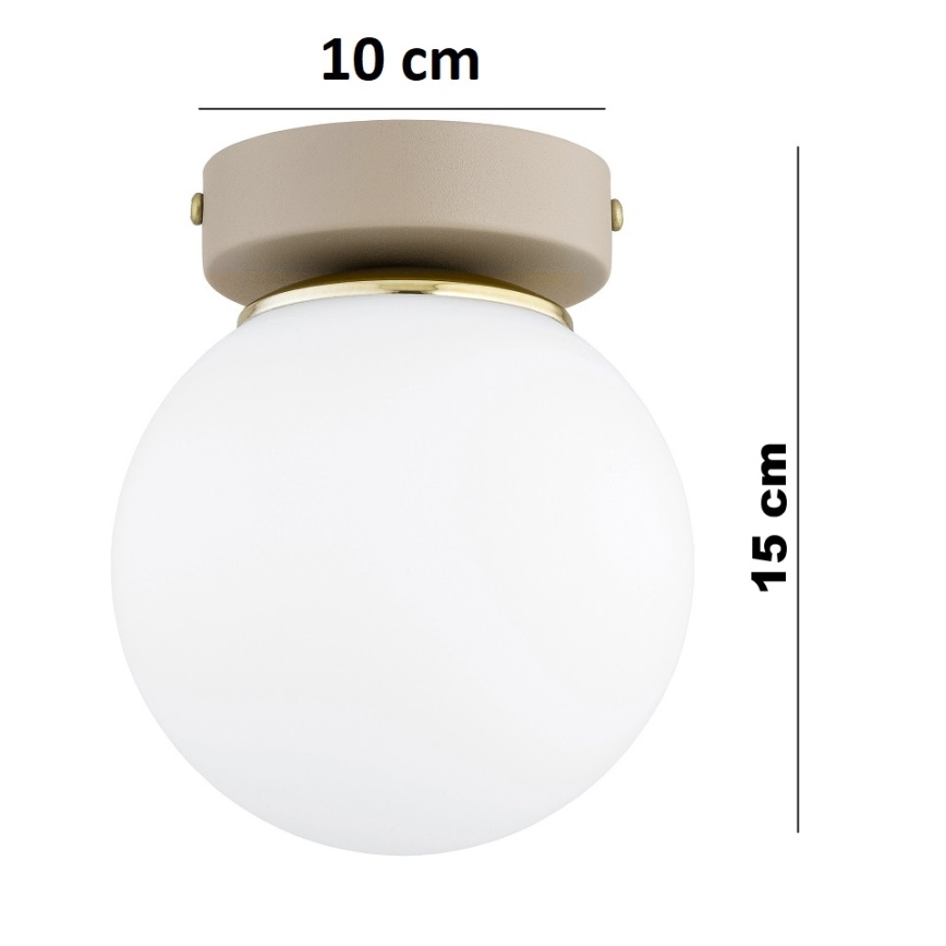 Brilagi - Faretto MILO ECRU 1xE27/60W/230V beige/oro