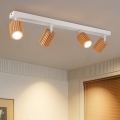 BRILAGI - Faretto MODERN WOOD 4xGU10/8W/230V legno/bianco