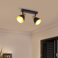 BRILAGI - Faretto ODENSE 2xE14/10W/230V legno/nero
