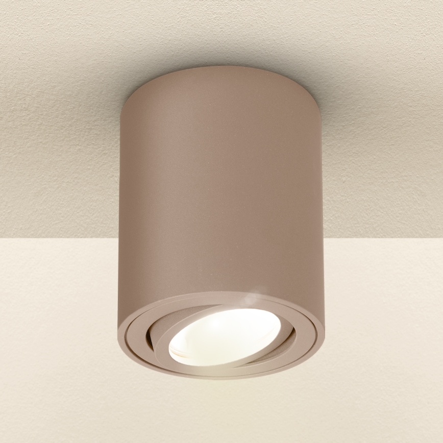Brilagi - Faretto orientabile MIA 1xGU10/30W/230V 100x80 mm beige