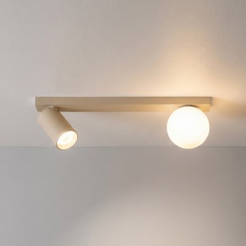 Brilagi - Faretto orientabile SELE BALL 1xGU10/30W/230V + 1xG9/10W beige