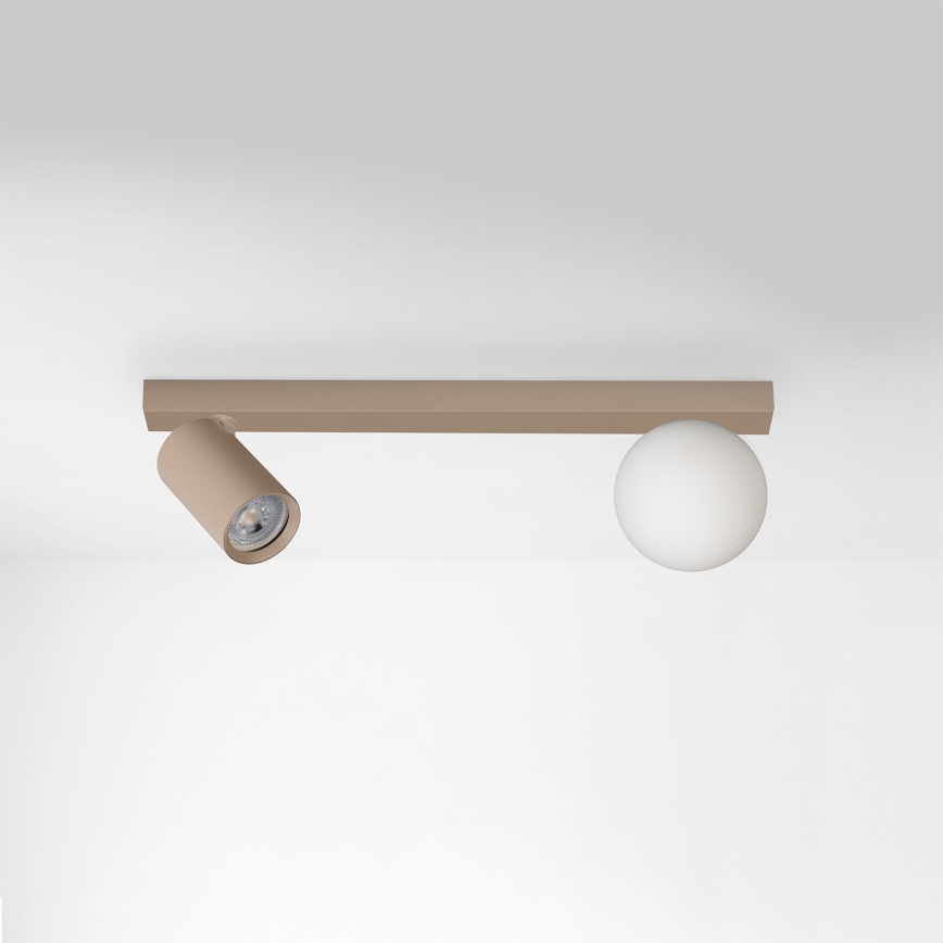 Brilagi - Faretto orientabile SELE BALL 1xGU10/30W/230V + 1xG9/10W beige