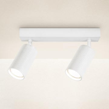 Brilagi - Faretto orientabile SELE MODERN 2xGU10/30W/230V bianco