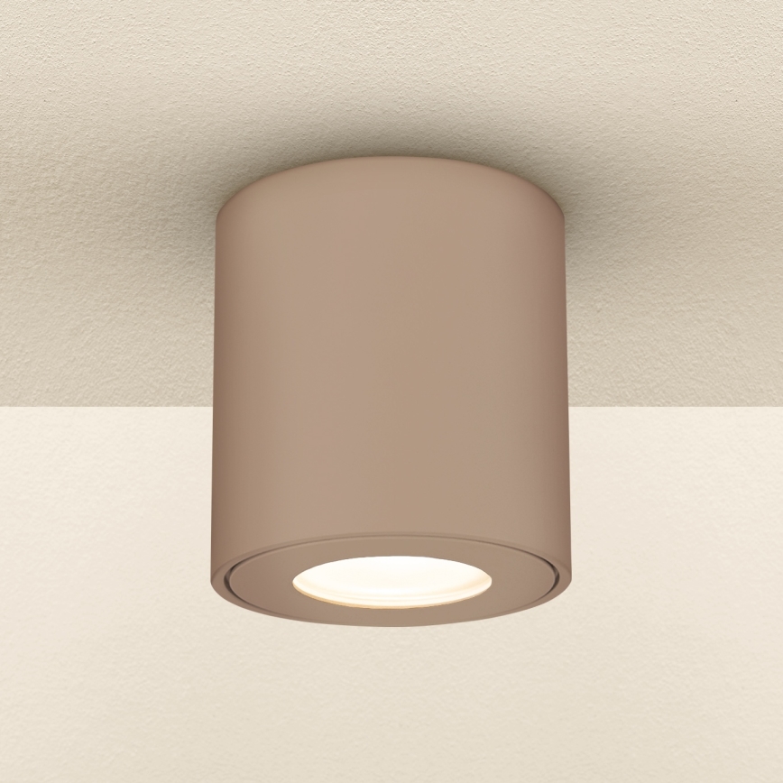 Brilagi - Faretto per bagno MIA 1xGU10/30W/230V 84x80 mm beige IP54