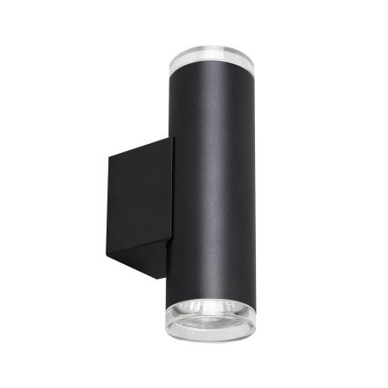 Brilagi - Faretto da parete per bagno SELE AQUA 2xGU10/30W/230V IP44 nero