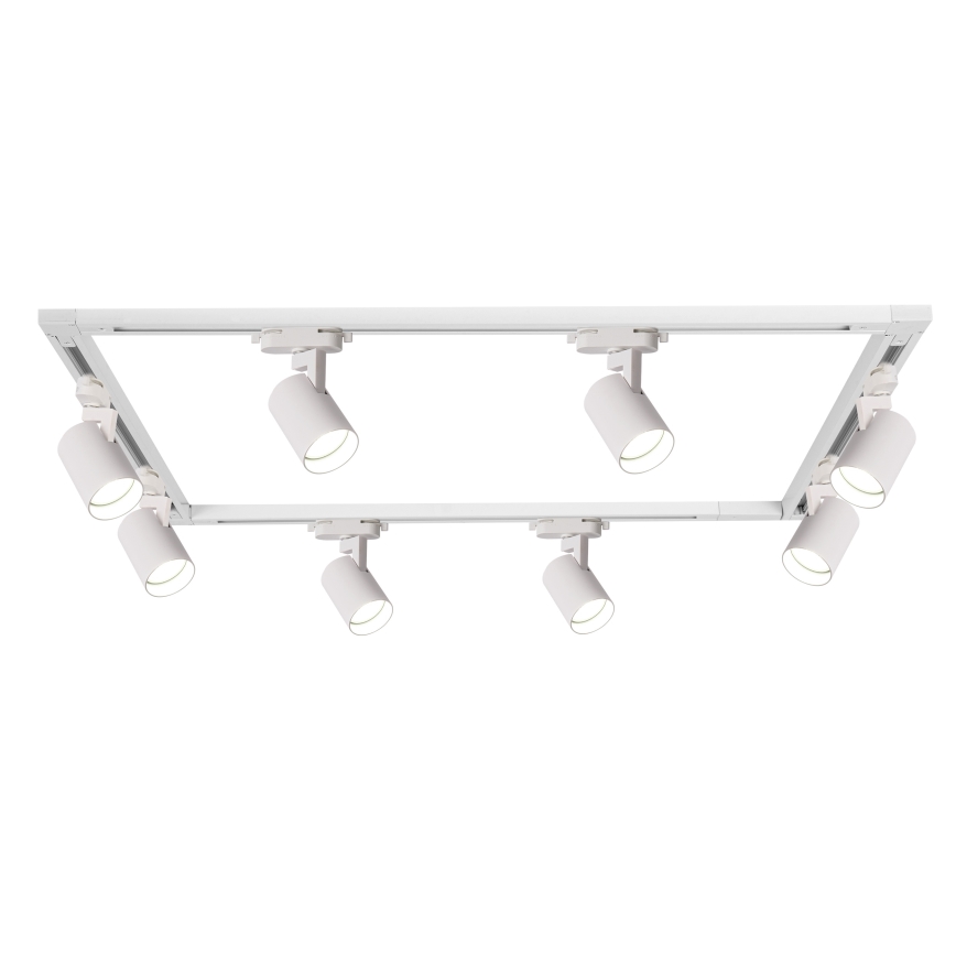 Brilagi - Faretto per binario HUSKY 8xGU10/10W/230V bianco