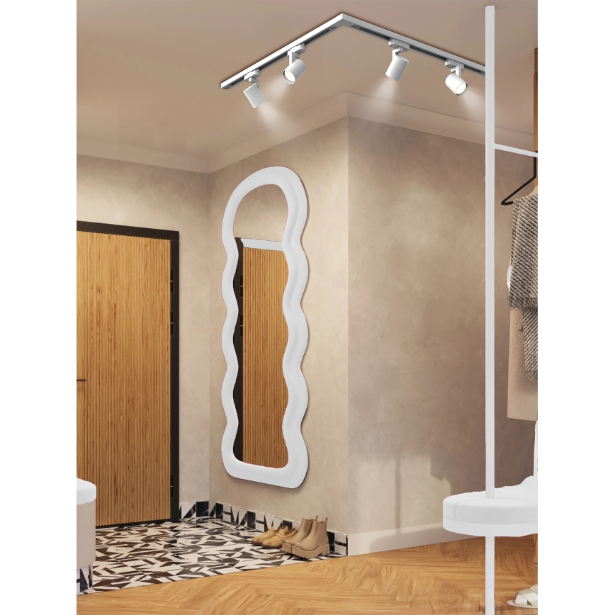 Brilagi - Faretto per sistema a binario HUSKY 4xGU10/10W/230V bianco