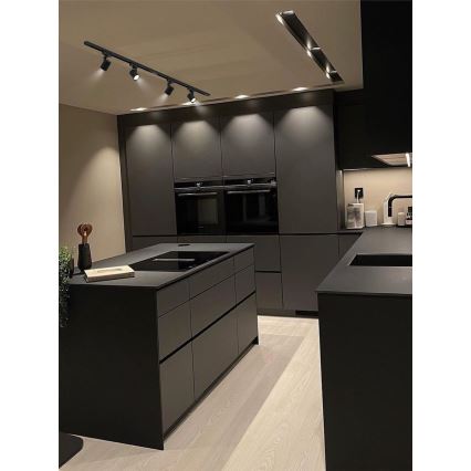 Brilagi - Faretto per sistema a binario HUSKY 4xGU10/10W/230V nero