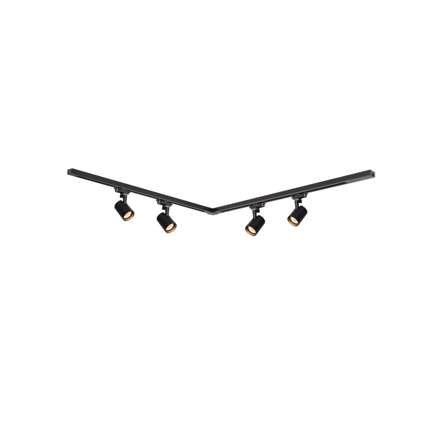 Brilagi - Faretto per sistema a binario HUSKY 4xGU10/10W/230V nero