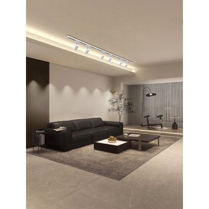 Brilagi - Faretto per sistema a binario HUSKY 6xGU10/10W/230V bianco