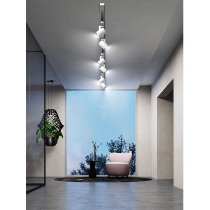 Brilagi - Faretto per sistema a binario HUSKY 6xGU10/10W/230V bianco