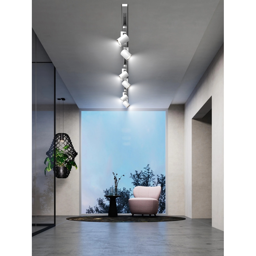 Brilagi - Faretto per sistema a binario HUSKY 6xGU10/10W/230V bianco