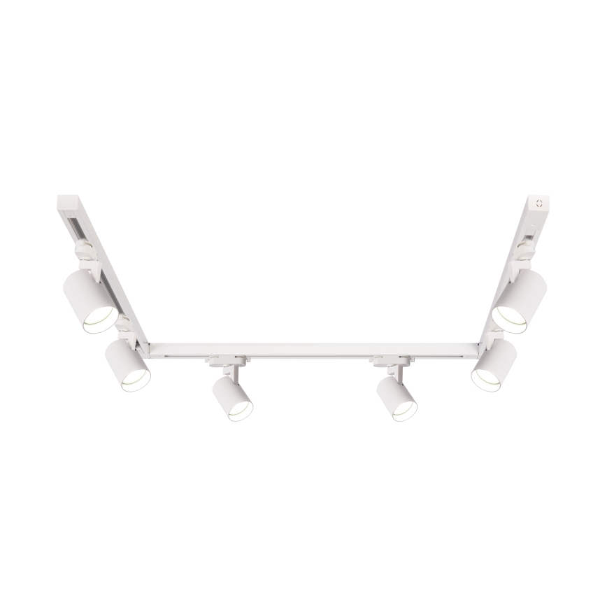 Brilagi - Faretto per sistema a binario HUSKY 6xGU10/10W/230V bianco