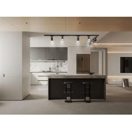 Brilagi - Faretto per sistema a binario HUSKY 8xGU10/10W/230V nero