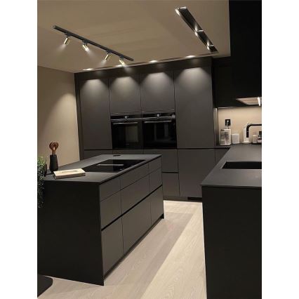 Brilagi - Faretto per sistema binario HUSKY 4xGU10/10W/230V nero/oro
