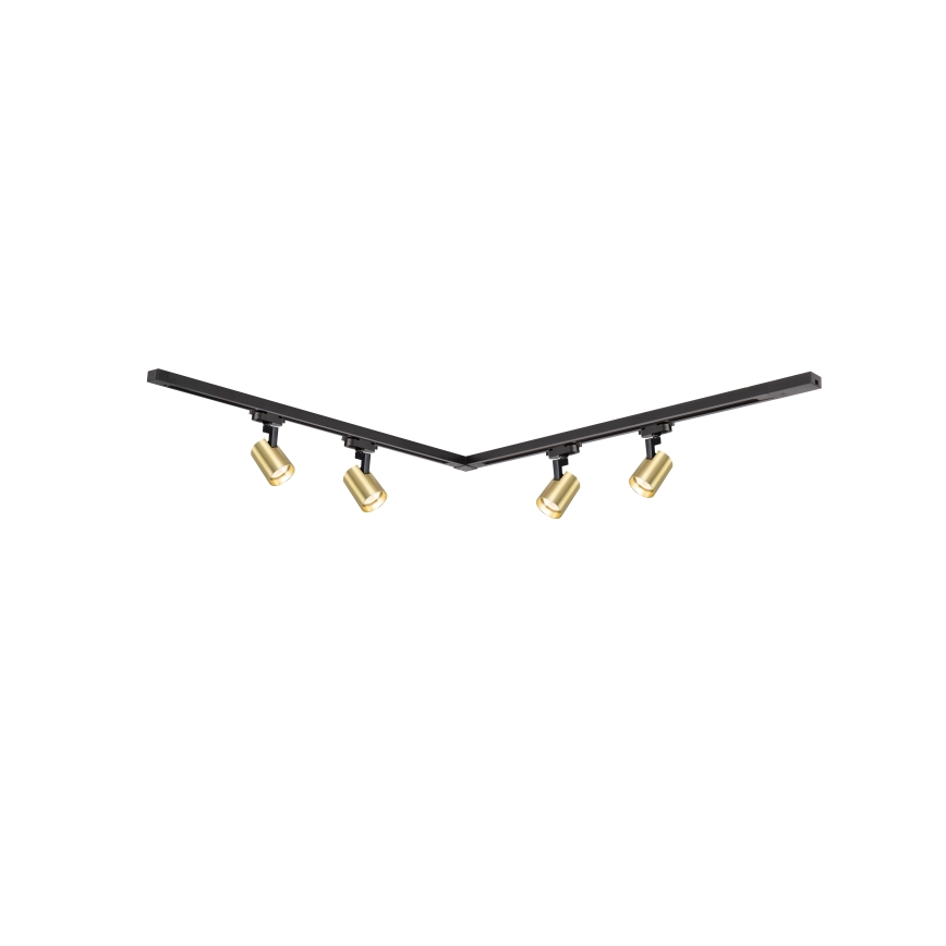 Brilagi - Faretto per sistema binario HUSKY 4xGU10/10W/230V nero/oro