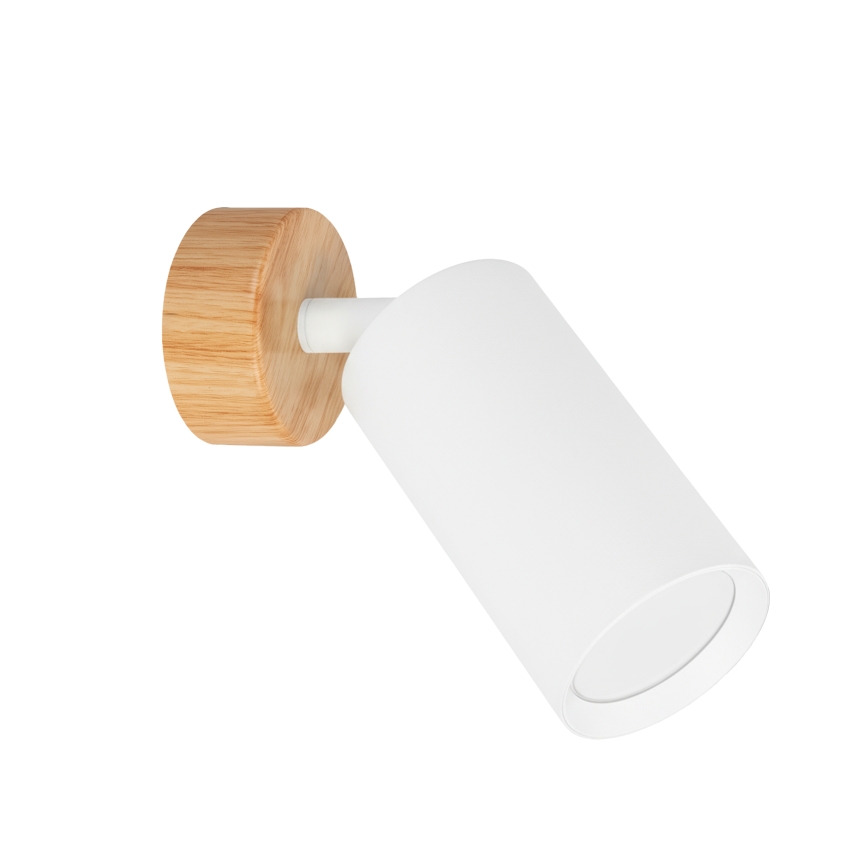 Brilagi - Faretto SELE 1xGU10/30W/230V bianco/effetto rovere