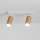 Brilagi - Faretto SELE 2xGU10/30W/230V bianco/decorazioni in rovere