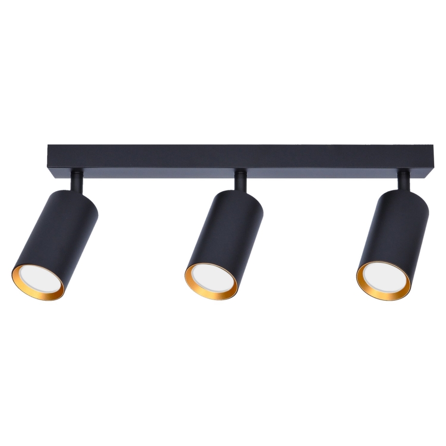 Brilagi - Faretto SELE 3xGU10/30W/230V nero/oro