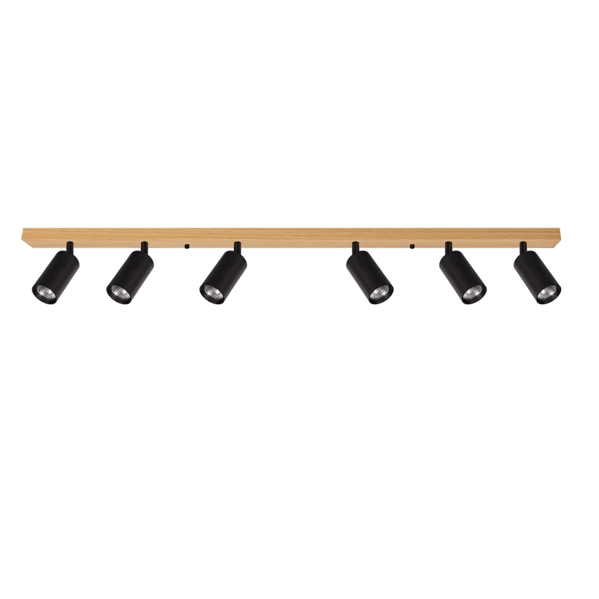 Brilagi - Faretto SELE 6xGU10/30W/230V nero/finitura rovere