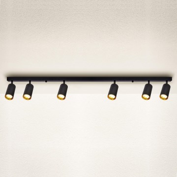 Brilagi - Faretto SELE 6xGU10/30W/230V nero/oro