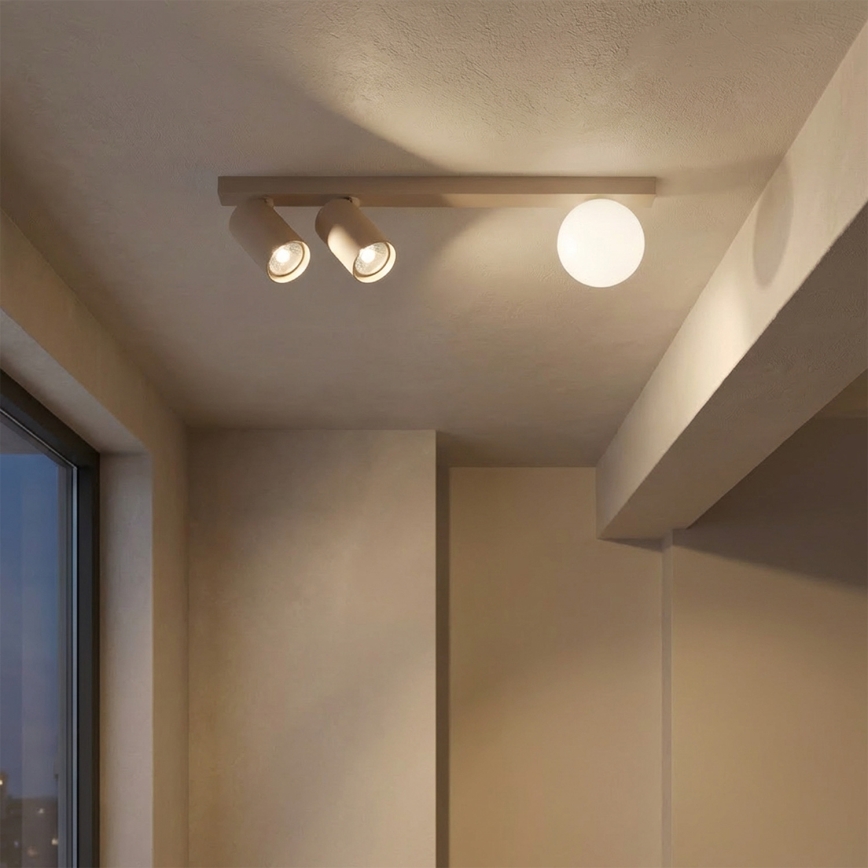 Brilagi - Faretto SELE BALL 2xGU10/30W/230V + 1xG9/10W beige