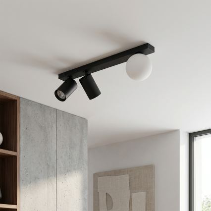 Brilagi - Faretto SELE BALL 2xGU10/30W/230V + 1xG9/10W nero