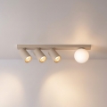 Brilagi - Faretto SELE BALL 3xGU10/30W/230V + 1xG9/10W colore beige