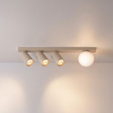 Brilagi - Faretto SELE BALL 3xGU10/30W/230V + 1xG9/10W colore beige