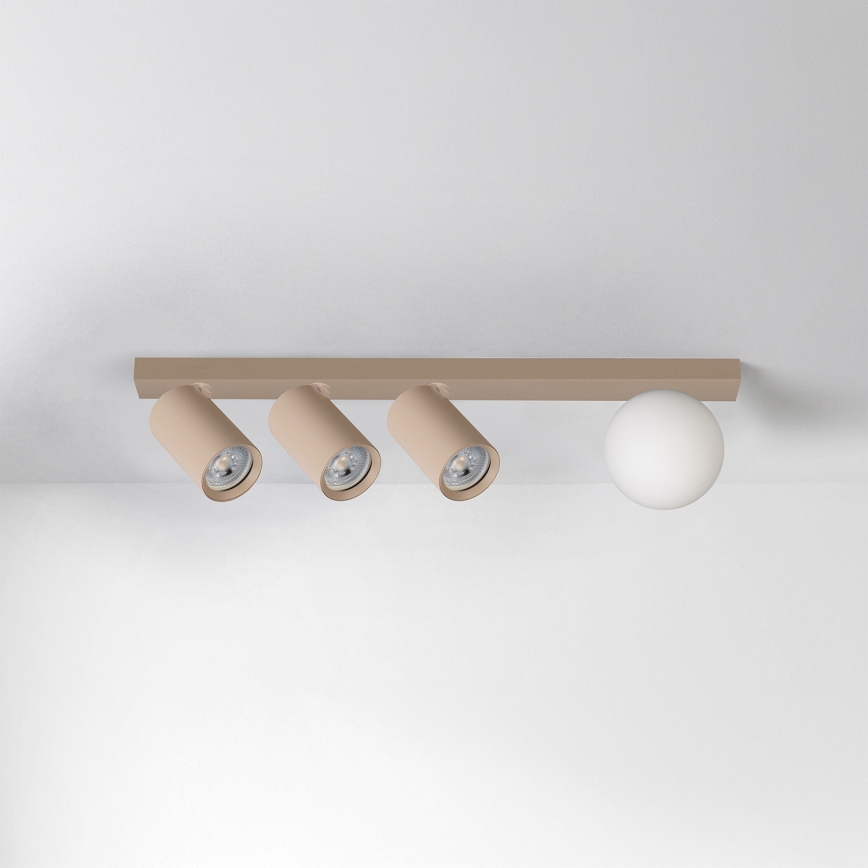 Brilagi - Faretto SELE BALL 3xGU10/30W/230V + 1xG9/10W colore beige