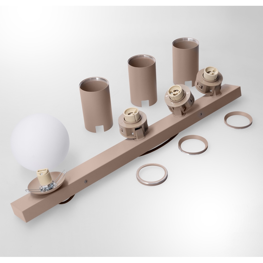 Brilagi - Faretto SELE BALL 3xGU10/30W/230V + 1xG9/10W colore beige