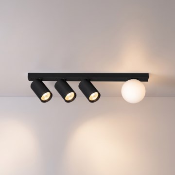 Brilagi - Faretto SELE BALL 3xGU10/30W/230V + 1xG9/10W nero