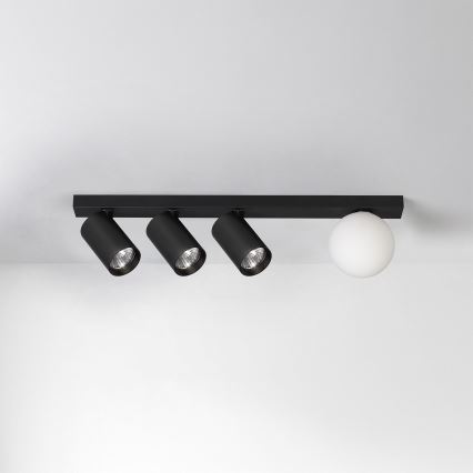 Brilagi - Faretto SELE BALL 3xGU10/30W/230V + 1xG9/10W nero