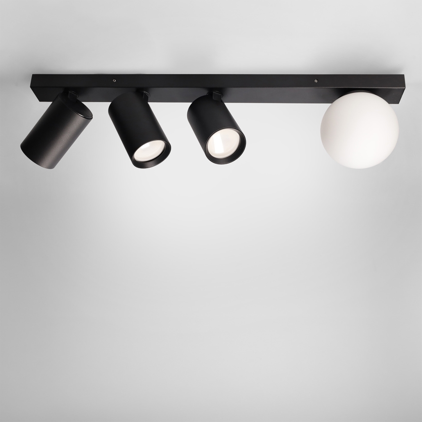 Brilagi - Faretto SELE BALL 3xGU10/30W/230V + 1xG9/10W nero