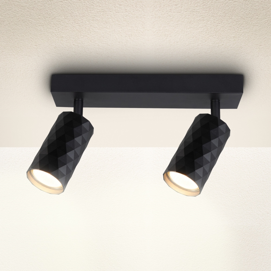 Brilagi - Faretto SELE DIAMANT 2xGU10/30W/230V nero