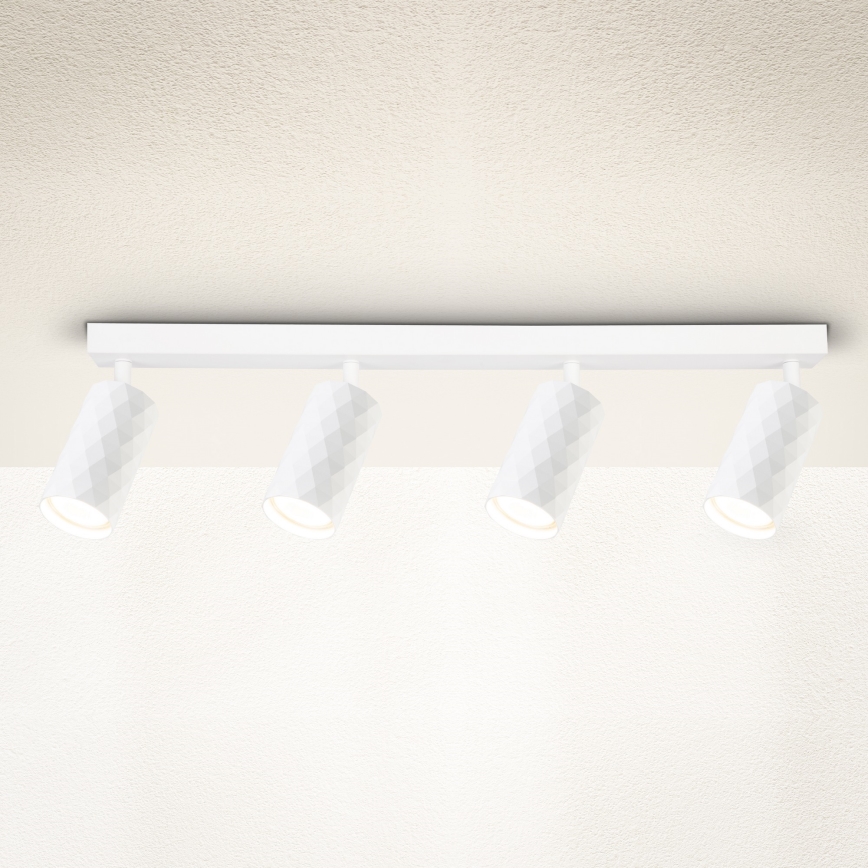 Brilagi - Faretto SELE DIAMANT 4xGU10/30W/230V bianco