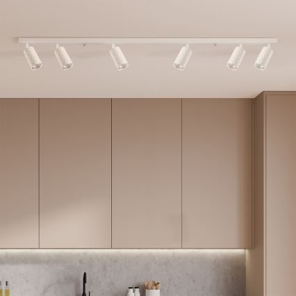 Brilagi - Faretto SELE DIAMANT 6xGU10/30W/230V bianco