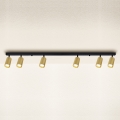 BRILAGI - Faretto SELE GOLDEN 6xGU10/30W/230V nero/oro