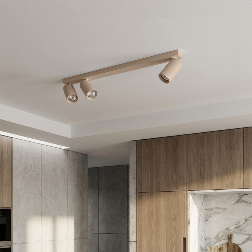 Brilagi - Faretto SELE LONG 3xGU10/30W/230V beige
