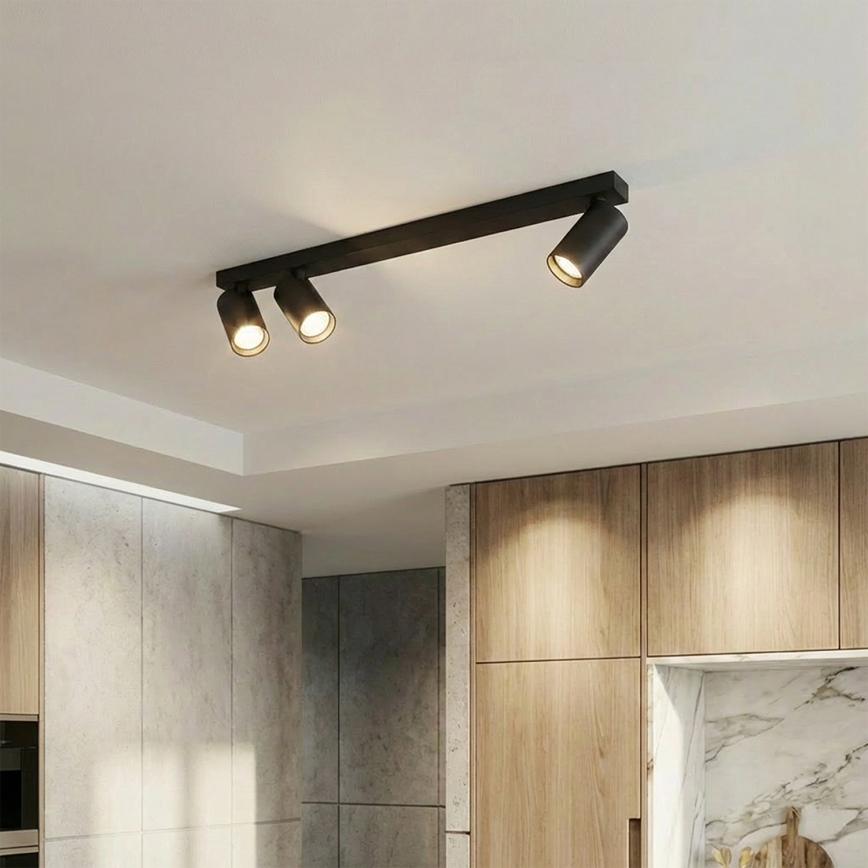 Brilagi - Faretto SELE LONG 3xGU10/30W/230V nero