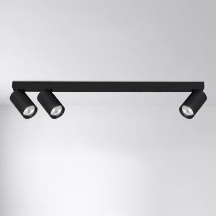 Brilagi - Faretto SELE LONG 3xGU10/30W/230V nero