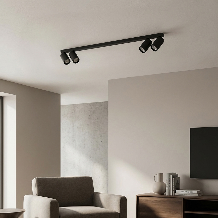 Brilagi - Faretto SELE LONG 4xGU10/30W/230V nero