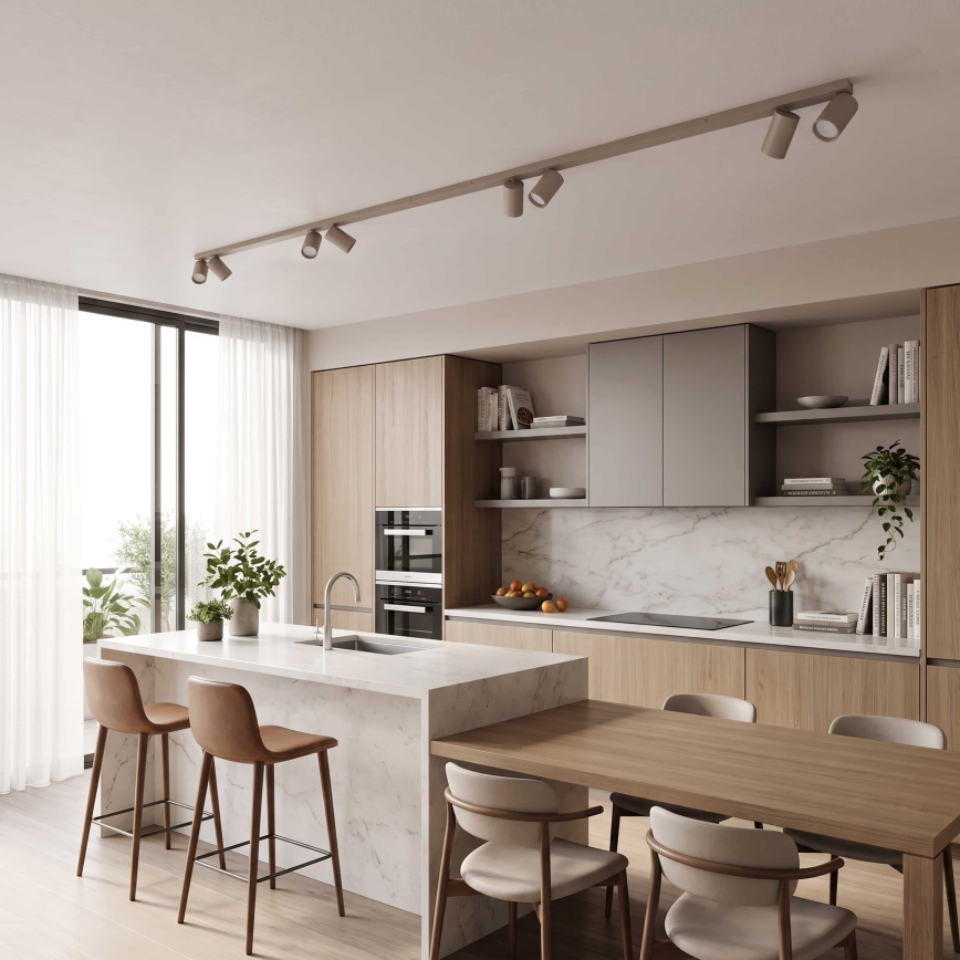 BRILAGI - Faretto SELE LONG 8xGU10/30W/230V beige