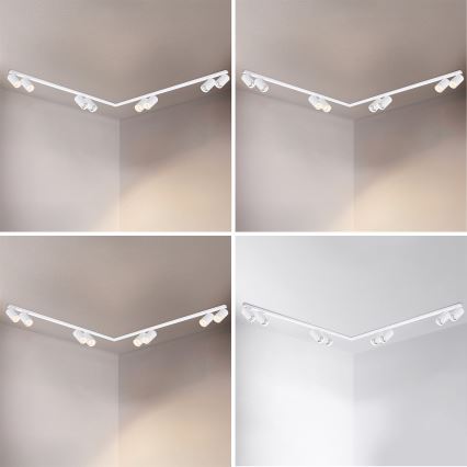 Brilagi - Faretto SELE LONG 8xGU10/30W/230V bianco