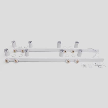 BRILAGI - Faretto SELE LONG 8xGU10/30W/230V bianco