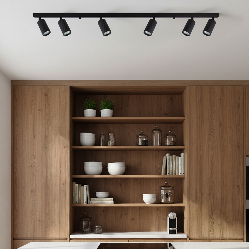 Brilagi - Faretto SELE MODERN 6xGU10/30W/230V nero