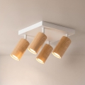 Brilagi - Faretto SELE SQUARE 4xGU10/30W/230V bianco/effetto rovere